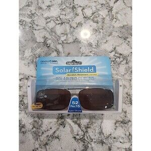 New Solar Shield Polarized Clipons 52 Rec 15 100% UVA/UVB Protection Scratch Res